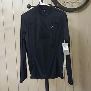 Sold!Women's Asics Favorite 1/2 Zip Black Pullover